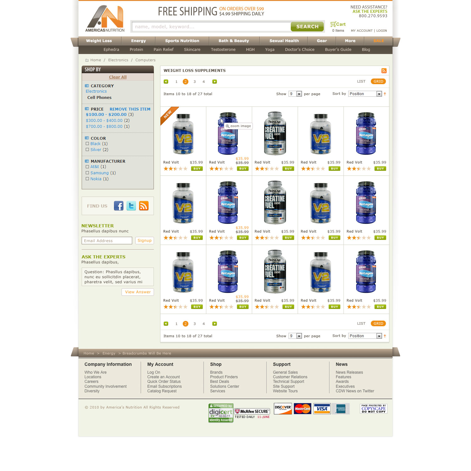 Americas Nutrition - undefined